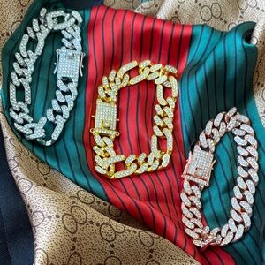 Used Cuban Link Bracelet - Gold, Silver, Rose Gold